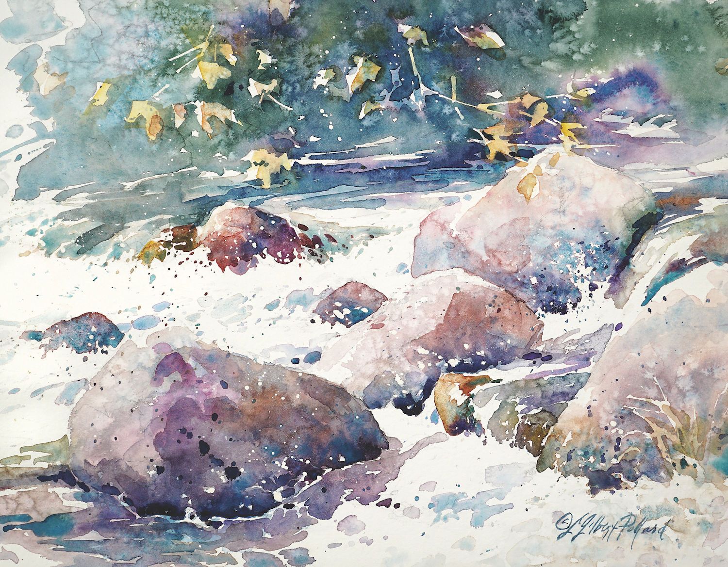 How to Paint Rocks in Watercolor -- Watercolor Artist and Artists Network